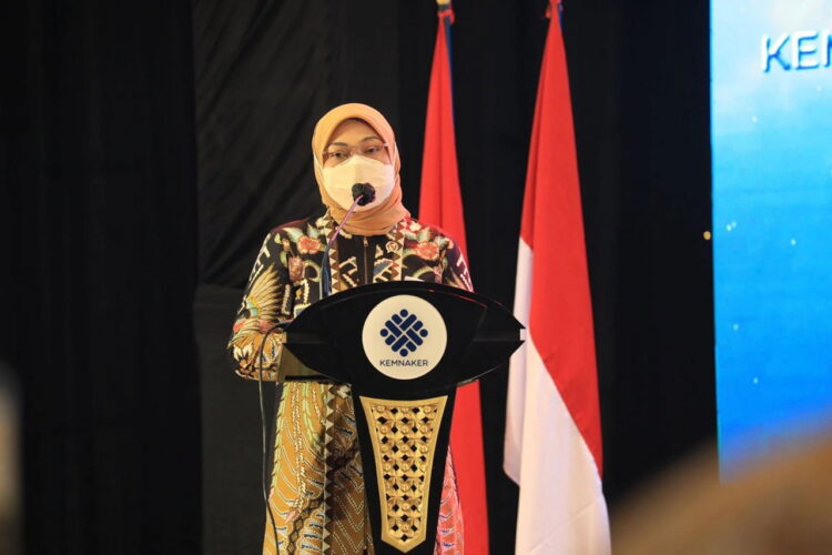 Komitmen Turunkan Tingkat Pengangguran Nasional 1 Menteri Ketenagakerjaan Ida Fauziyah.
