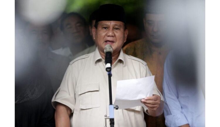 Ketua Umum Partai Gerindra Prabowo Subianto.