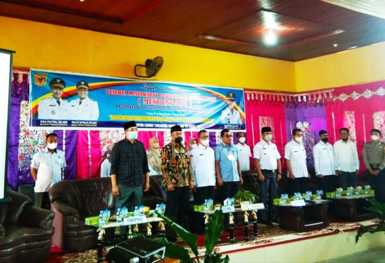 Musyawarah Perencanaan Pembangunan (Musrenbang) Kecamatan Tanjung Baru, Kabupaten Tanah Datar, kembali digelar yang dilaksanakan di Aula Kantor Camat setempat, Rabu (9/3).