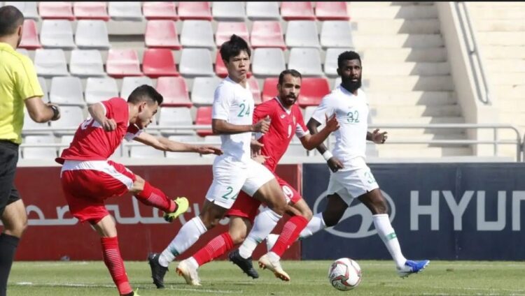 UJICOBA--Timnas Indonesia kalah 1-4 dari Yordania dalam laga uji coba di King Abdullah II Stadium tahun 2019.