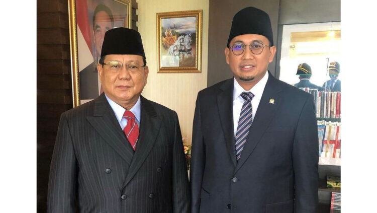 Prabowo Subianto dan Andre Rosiade