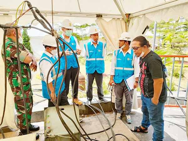 PLN UIWSumbar sukses amankan pasokan listrik selama kunjungan kerja Wakil Presiden K. H. Ma’ruf Amin ke Kota Bukittinggi, Sumbar pada Selasa-Rabu (13/04).