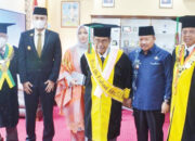 Bupati Agam Hadiri Pengukuhan Fahmi Idris jadi Profesor Kehormatan UNP