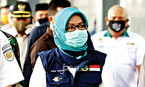 DITANGKAP—Bupati  Bogor Ade Yasin ditngkap KPK diduga dalam kasus menerima suap.