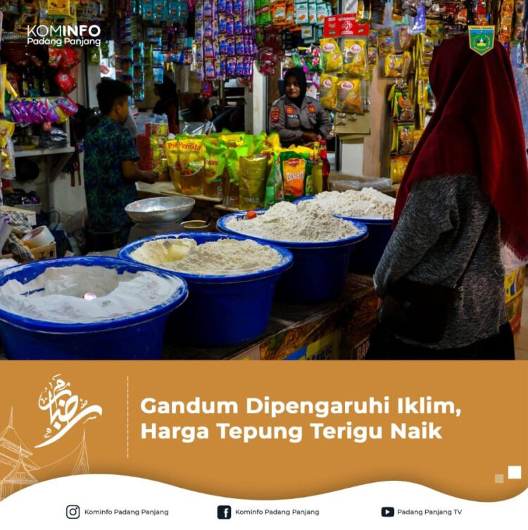 Dikarenakan faktor iklim di belahan bumi utara berubah, membuat harga bahan dasar tepung terigu naik.