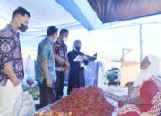 Tinjau Stok Pangan Jelang Lebaran, Tim Ketahanan Pangan Pemkab Sijunjung Turun ke Pasar