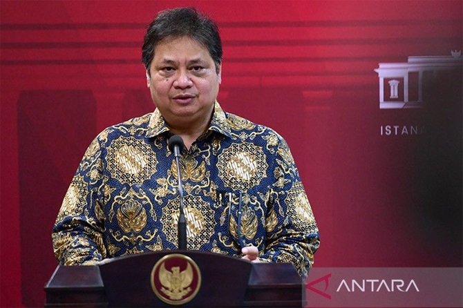 Menteri Koordinator Bidang Perekonomian Airlangga Hartarto.