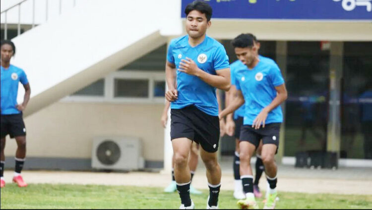 WAJIB MENANG— Bintnas Timnas Asnawi Mangkualam menyebut Timnas Indonesia U-23 wajib memenangi tiga laga sisa di penyisihan Grup A SEA Games 2021.