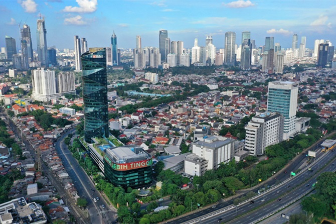 Ilustrasi kantor BNI Jakarta.