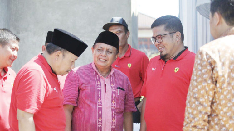 PEMBANGUNAN ASRAMA— Bupati Agam Andri Warman hadiri tidaklanjut pembangunan asrama mahasiswa Ampek Angkek Canduang, bersama Ikatan Keluarga Ampek Angkek Canduang (IKAAD).