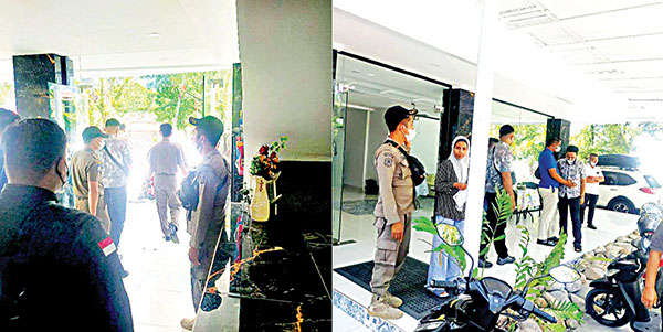 Penghuni Pria dan Wanita Bercampur, Pengelola Kos di GOR Dipanggil 1 SURAT PANGGILAN— Petugas Satpol PP Kota Padang mendatangi kos-kosan untuk memberikan surat panggilan ke Mako Satpol PP.