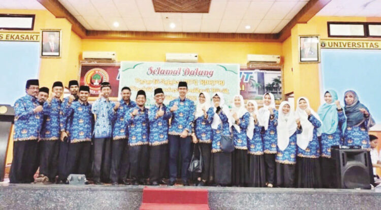 UTUS KAFILAH—  Sebanyak 18 kafilah Korpri Kota Bukittinggi siap menjajal arena MTQ ke IV tingkat Sumbar.