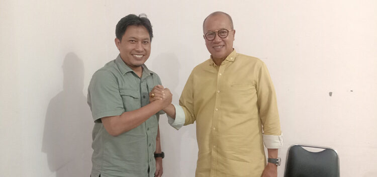 Sosok Hamdanus Pantas Pimpin KONI Sumbar 1 SALAM KOMPAK— Ketua PASI Sumbar Sengaja Budi Syukur dan Plt Ketua KONI Sumbar Hamdanus.