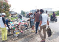 Sampah Berserakan di Jalan Bypass Taluak