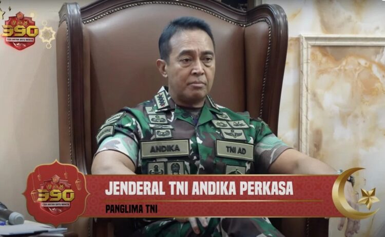 Perintah Jenderal Andika untuk Tim Hukum TNI, Tegas! 1 Panglima TNI Jenderal Andika Perkasa memberikan arahan kepada Tim Hukum TNI.