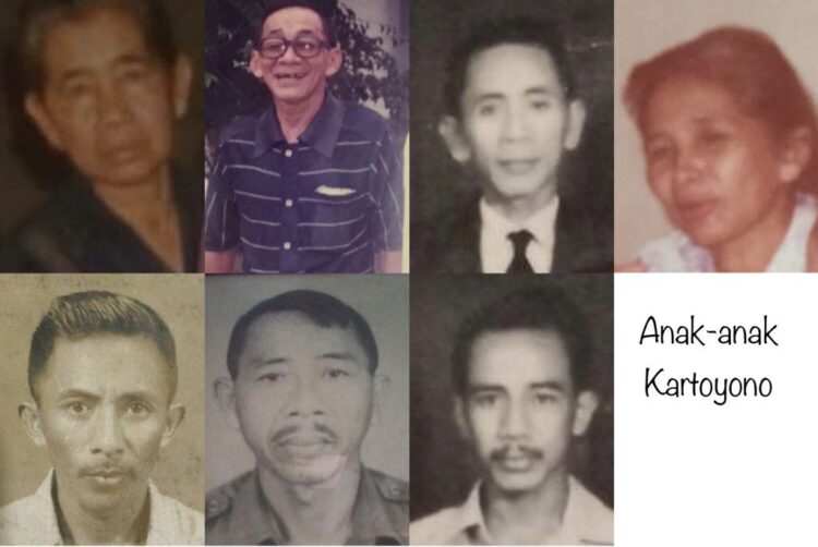 KELUARGA—Anggota Keluarga besar almarhum Kartoyono, yang dulu pernah menjabat Carik di Kota Sawahlunto.