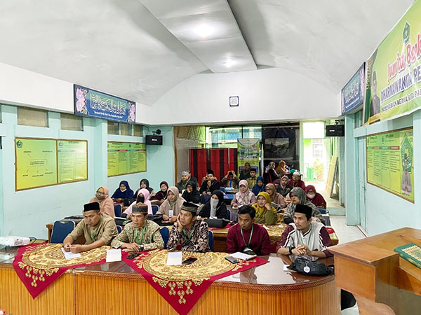 PESERTA PELATIHAN— Guru tahfidz dari MDTA, TPQ dan Pondok Al Quran mengikuti pelatihan dari Baznas.