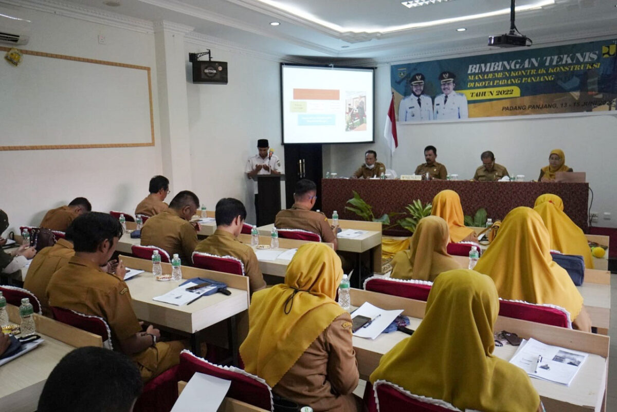 Dinas PUPR Laksanakan Bintek Manajemen Kontrak Kontruksi