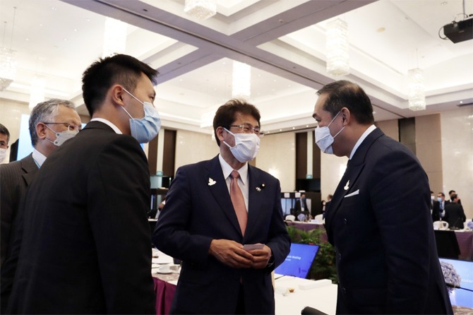 Menteri Perdagangan RI, Muhammad Lutfi menghadiri Pertemuan Para Menteri Perdagangan APEC ke-28 (The 28th APEC Ministers Responsible for Trade Meeting) di Bangkok, Thailand, Sabtu (21 Mei 2022).