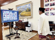 Mengikuti Upacara Hari Lahir Pancasila, Prabowo Kenakan Beskap Betawi