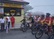 HUT Bhayangkara, Polres Sawahlunto Gelar Sepeda Santai