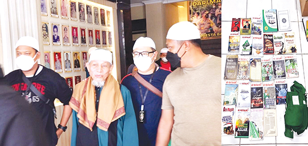 Abdul Qadir Baraja Sebarkan Ideologi Khilafah, Polisi: Organisasinya Berseberangan dengan Pancasila 1 DITANGKAP— Pimpinan Khilafatul Muslimin, Abdul Qadir Baraja ditangkap tim gabungan Bareskrim dan Polda Metro Jaya dengan barang bukti buku-buku ideologi khilafah.