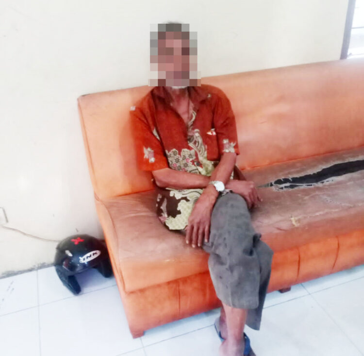PELAKU CABUL— Pelaku BH (60) yang melakukan pencabulan terhadap anak bawah umur ditangkap jajaran Polsek Batang Anai setelah buron selama 3 tahun.