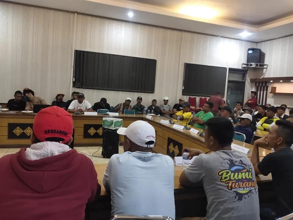 rapat persiapan kuda pacu