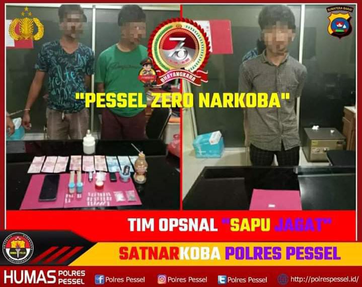 Tim Opsnal Sapu Jagat Satresnarkoba Polres Pessel, Bekuk 3 Orang diduga Pelaku Pnyalagunaan Narkotika 1 3296b55a d1c6 4fcf 80ca a0ef678955c5