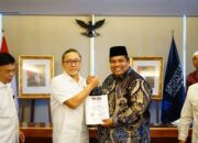 Kembangan Pasar Tradisional, Bupati Suhatri Bur Temui Menteri Perdangan Zulkifli Hasan