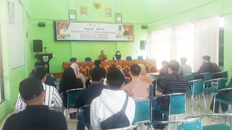 Sebanyak 31 peserta mengikuti tahapan seleksi untuk mengikuti pelatihan gratis, Kamis (14/7) di Aula Kantor Camat Padang Panjang Timur.