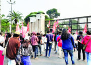 Berunjuk Rasa di Depan Gedung DPR, LMID Tuntut Penghapusan Presidential Threshold