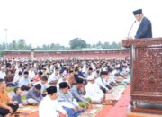 Shalat Idul Adha 1443 Hijriah, Warga Penuhi Lapangan M.Yamin Sijunjung