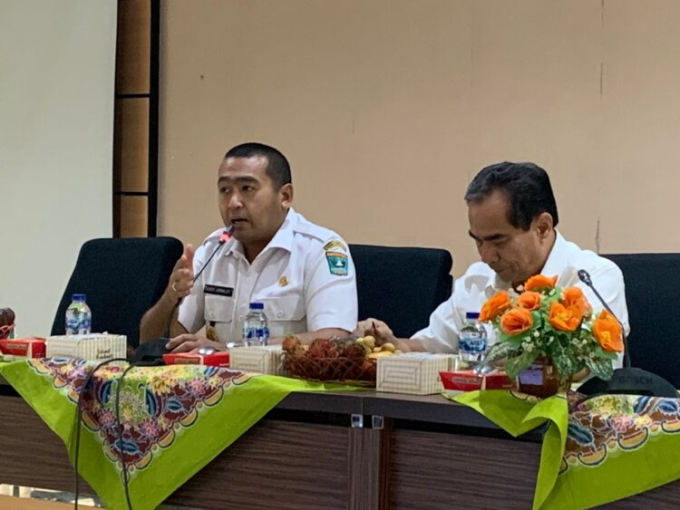 SAMPAIKAN AGENDA— Wakil Gubernur Sumbar, Audy Joinaldy menyampaikan beberapa agenda yang dipersiapkan dalam HATN nanti.