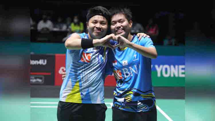 Pasangan ganda putri Indonesia, Apriyani Rahayu/Siti Fadia Silva Ramadhanti Juara Malaysia Open 2022.