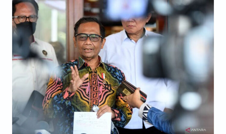 Menkopolhukam Mahfud MD