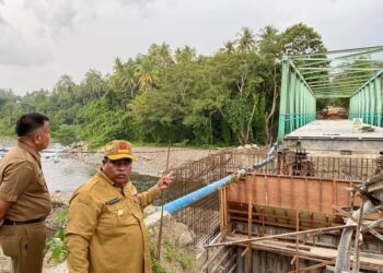 Trasportasi Berjalan Lancar dan Ekonomi Meningkat, Akhir 2022, Pengerjaan Jembatan Lubuk Napa Tuntas