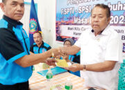 Ketua DPC F SPTI-SPSI Padang Lantik PUK TKBM Telukbayur, Ketua DPD Sumbar Chandra, Ingatkan soal Administrasi