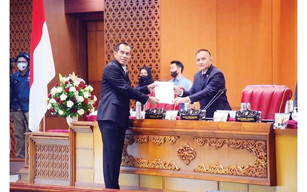 Data Setiap Warga Terlindungi, DPR Sahkan RUU PDP sebagai UU 1 SAHKAN—DPR RI mengesahkan RUU PDP sebagai UU dalam Rapat Paripurna DPR RI Masa Persidangan I Tahun Sidang 2022-2023.