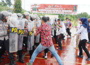 Hadapi Massa Pengunjuk Rasa, Dalmas Gelar Latihan Rutin