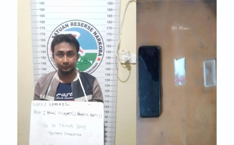 Pria Berjanggot jadi Pengedar Sabu di Padangpariaman 1 PENGEDAR SABU— Pelaku IS (48) yang diduga mengedarkan sabu ditangkap jajaran Satresnarkoba Polres Padangpariaman.