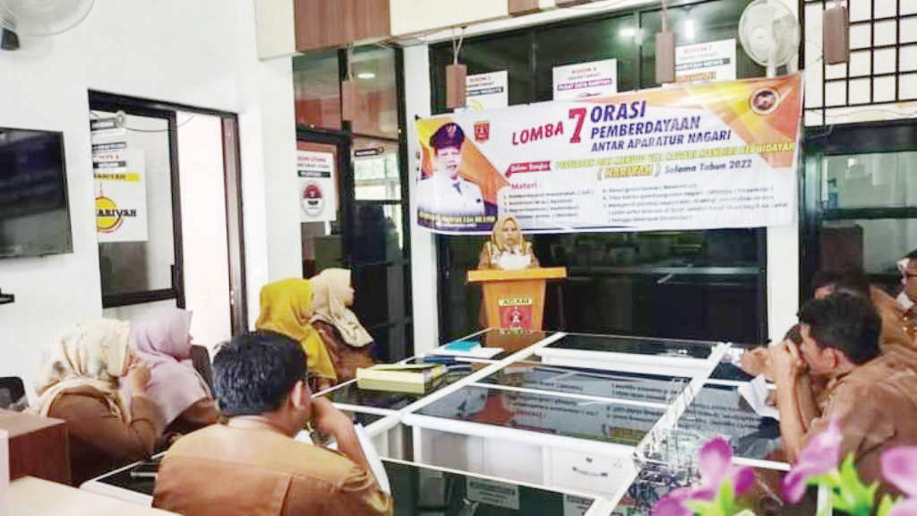 SDM Perangkat Nagari Pasia Laweh Terus Di upgrade