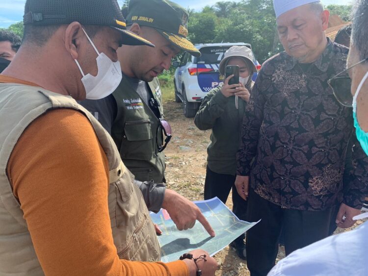Wagub Sumbar Tinjau Pembangunan Akses Jalan Teluk Tapang