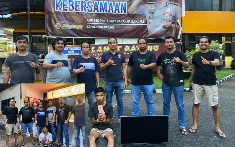 PENCURI— Pelaku Jurico yang mencuri TV dan Hp terkencing-kencing di celananya saat ditangkap. Selain itu, Tim Klewang juga menangkap pelaku Botak terkait kasus pencurian Hp.