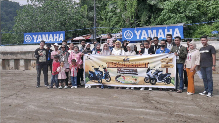 AJAK KONSUMEN— Yamaha Sumbar mengajak konsumen setianya mengikuti kegiatan Treasure Hunt Generasi 125.