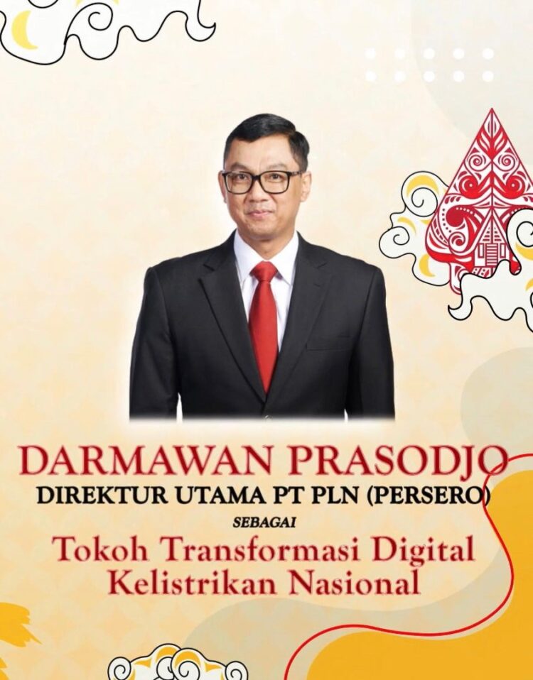 Dirut PLN Terpilih Sebagai Tokoh Transformasi Digital Kelistrikan Nasional 1 Darmawan Prasodjo
Direktur Utama
PT PLN (Persero)