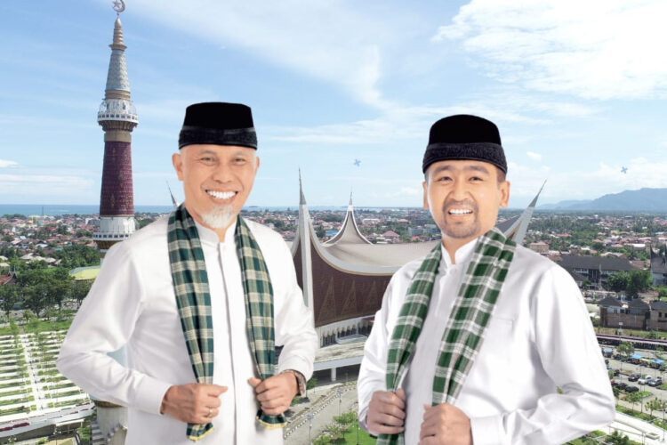 Gubernur Sumbar, Mahyeldi Ansharullah dan Wagub Sumbar, Audy Joinaldy
