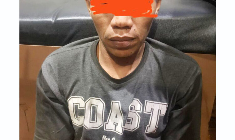 CURI HP— Pelaku Andi Kuok ditangkap Tim Klewang Polresta Padang atas kasus pencurian Hp.