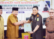 Pemkab Agam Hibahkan Sebidang Tanah ke Kejari