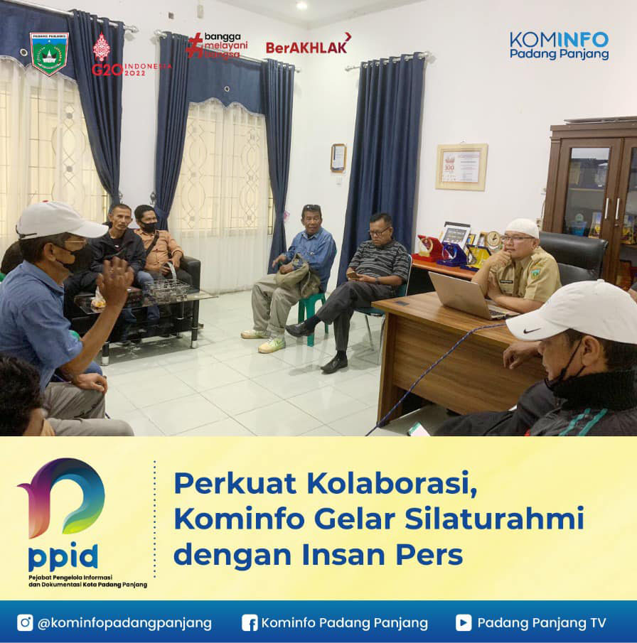 Perkuat Kolaborasi Kominfo Silaturahmi dengan Insan Pers
